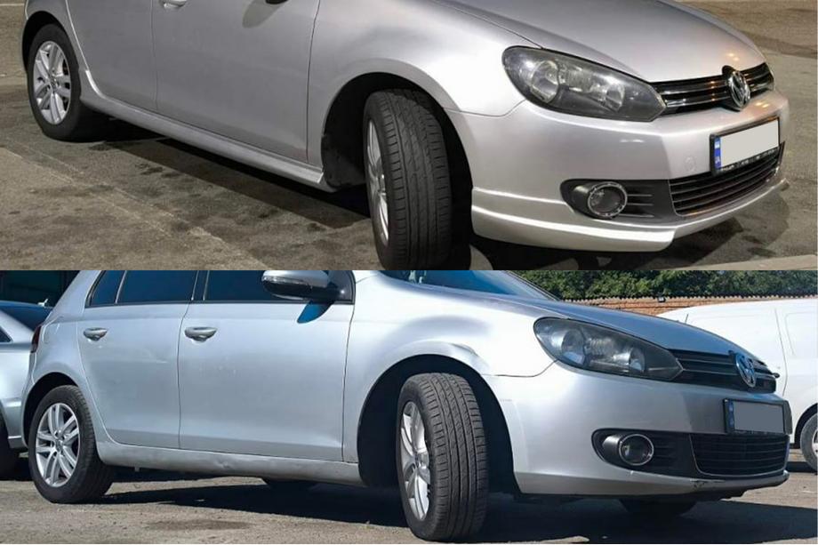 Volkswagen Golf 6 2008–2014 Stranski pragovi DPT V-1 (HB, za lakiranje) Fotografija 11