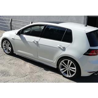 Stranski pragovi DPT V-2 (črni sijaj) Volkswagen Golf 7/E-Golf 2012–2020 fotografija 4