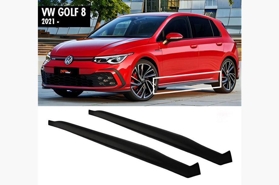 Volkswagen Golf 8 2019– Stranski pragovi DPT V-2 (črni sijaj) Image