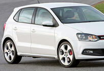 Volkswagen Polo 2010–2017 Stranski pragovi DPT V-2 (črni sijaj) fotografija 4