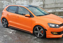 Volkswagen Polo 2010–2017 Stranski pragovi DPT V-4 (za lakiranje) fotografija 2