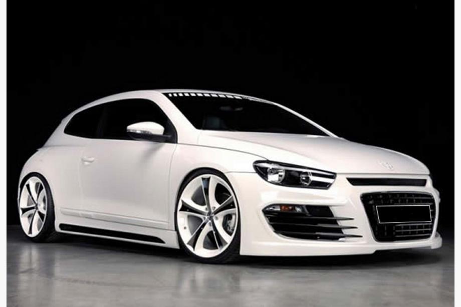 Volkswagen Scirocco 2008–2017 Stranski pragovi DPT V-2 (črni sijaj) Image