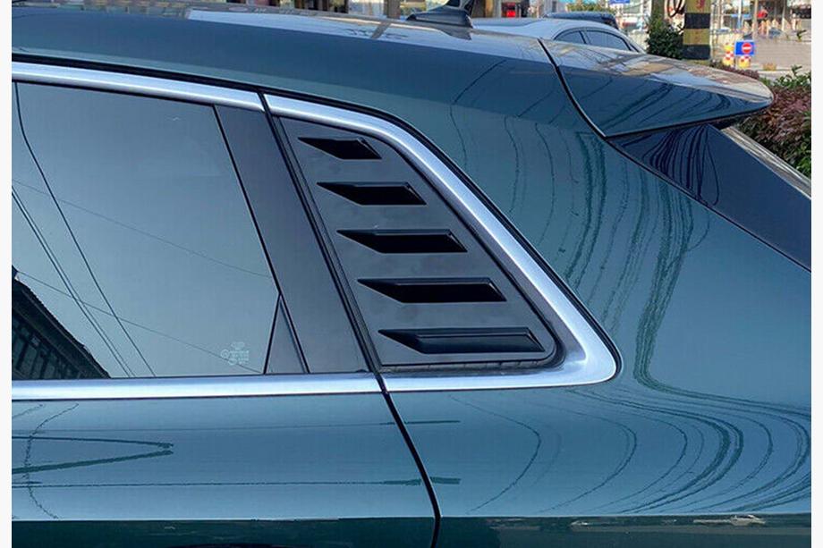 Audi A3 2012–2020 Pokrovi zadnjih bocnih stekel DPT V-1 (crna visok sijaj, 2 kos) Image