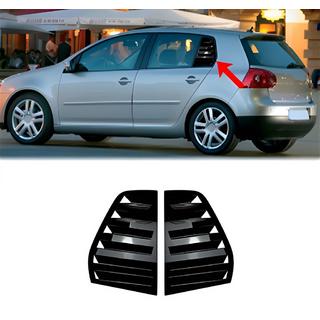 Obrobe zadnjih stekel DPT (črna visok sijaj, 2 kosa) Volkswagen Golf 5 2003–2009