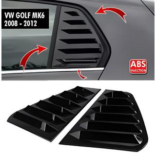 Pokrovi zadnjih stekel DPT V-2 (črna sijaj, 2 kos) Volkswagen Golf 6 2008–2014