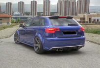 Audi A3 2003–2012 Spojler DPT V-2 (2003-2008, visoki sijaj črna) fotografija 7