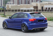 Audi A3 2003–2012 Spojler DPT V-2 (2003-2008, visoki sijaj črna) fotografija 2