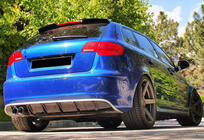 Audi A3 2003–2012 Spojler DPT V-2 (2003-2008, visoki sijaj črna) fotografija 1