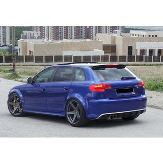 Spojler DPT V-2 (2003-2008, visoki sijaj črna) Audi A3 2003–2012 fotografija 2