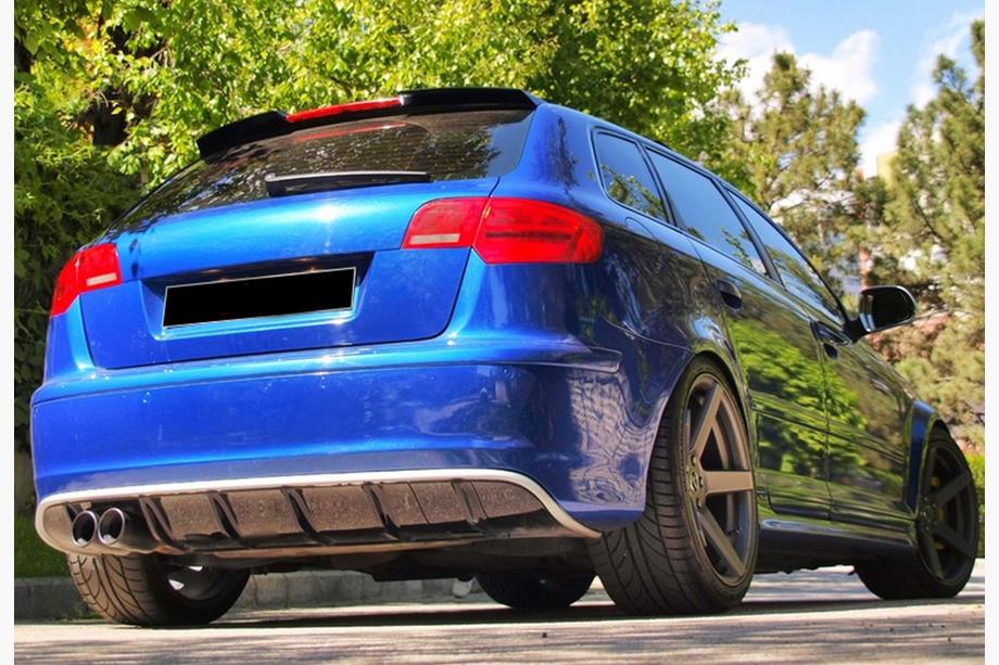 Audi A3 2003–2012 Spojler DPT V-2 (2003-2008, visoki sijaj črna) Image
