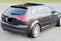 Audi A3 2003–2012 Spojler DPT V-4 (sijajno črna) fotografija 4