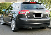 Audi A3 2003–2012 Spojler DPT V-4 (sijajno črna) fotografija 3