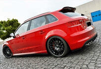 Audi A3 2012–2020 Spojler DPT V-1 (HB, črna visok sijaj) fotografija 3