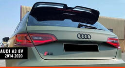 Audi A3 2012–2020 Spojler DPT V-3 (HB, 5 vrat, črna visok sijaj) fotografija 1
