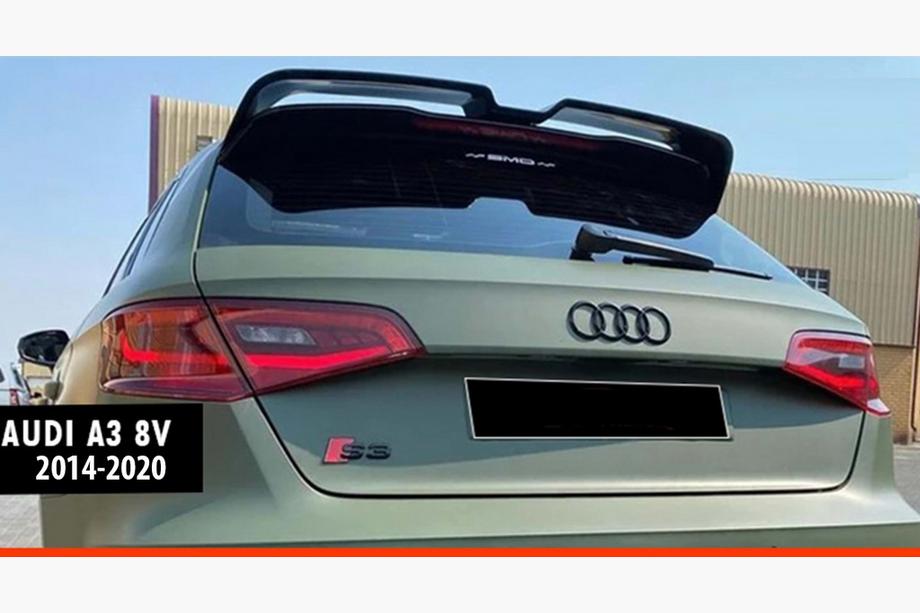 Audi A3 2012–2020 Spojler DPT V-3 (HB, 5 vrat, črna visok sijaj) Image