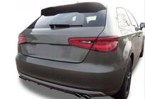 Audi A3 2012–2020 Spojler DPT V-4 (2012-2016, črna visokosijajna) fotografija 2