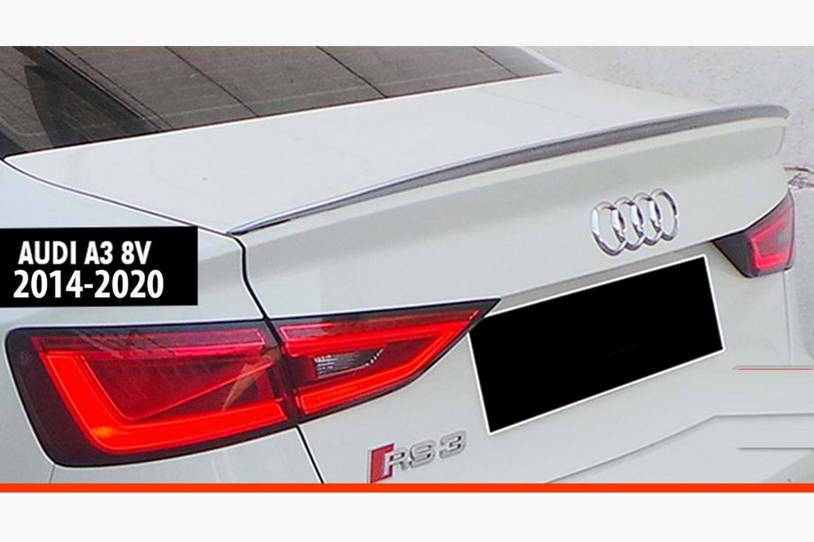 Audi A3 2012–2020 Spojler DPT V-6 (2014-2020, črna visok sijaj) Image