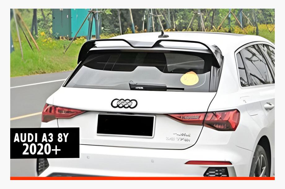 Audi A3 2020– Spojler DPT V-2 (HB, črna visok sijaj) Image