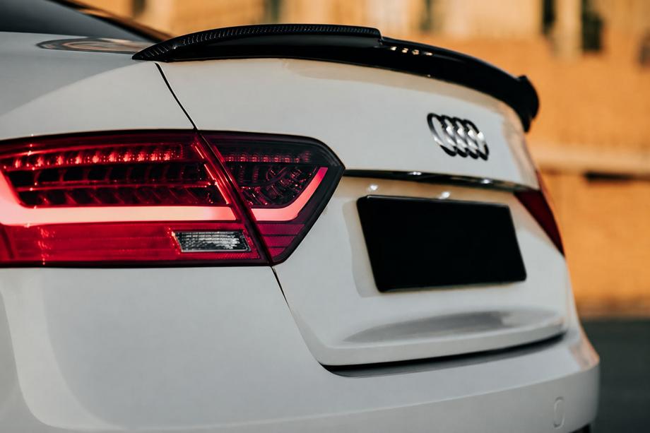 Audi A5 2007–2015 Spojler DPT V-1 (za Sedan, sijajno črna) Image