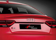 Audi A5 2007–2015 Zadnji spojler DPT V-2 (za Coupe, sijajno črna) fotografija 1
