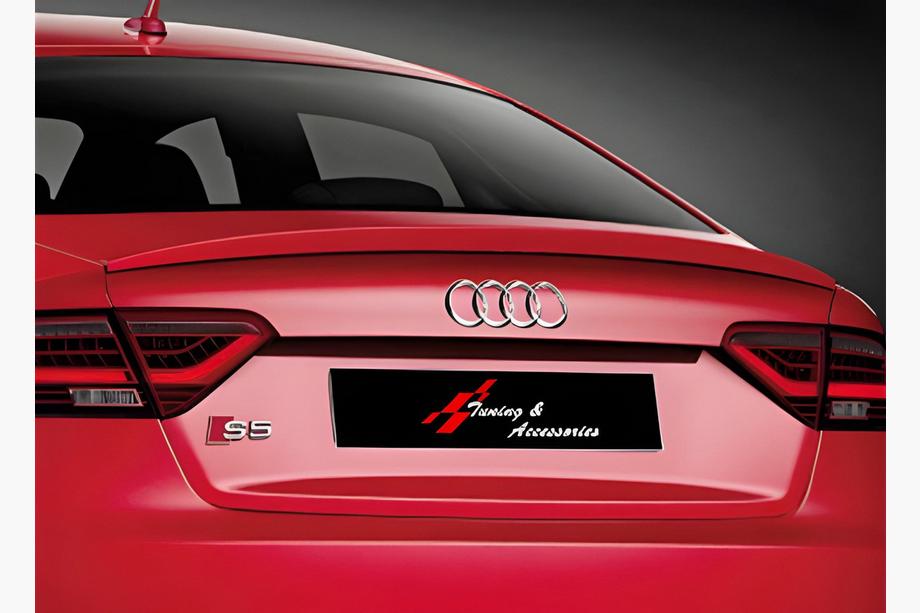 Audi A5 2007–2015 Zadnji spojler DPT V-2 (za Coupe, sijajno črna) Image