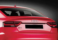 Audi A5 2007–2015 Spojler DPT V-2 (za Sedan, črna visok sijaj) fotografija 4
