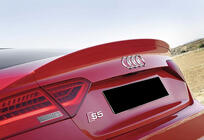 Audi A5 2007–2015 Spojler DPT V-2 (za Sedan, črna visok sijaj) fotografija 6