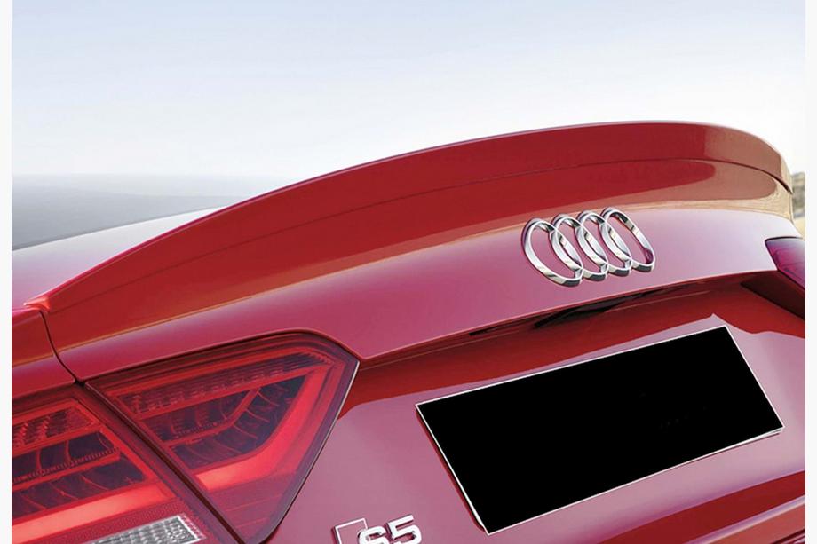 Audi A5 2007–2015 Spojler DPT V-2 (za Sedan, črna visok sijaj) Image