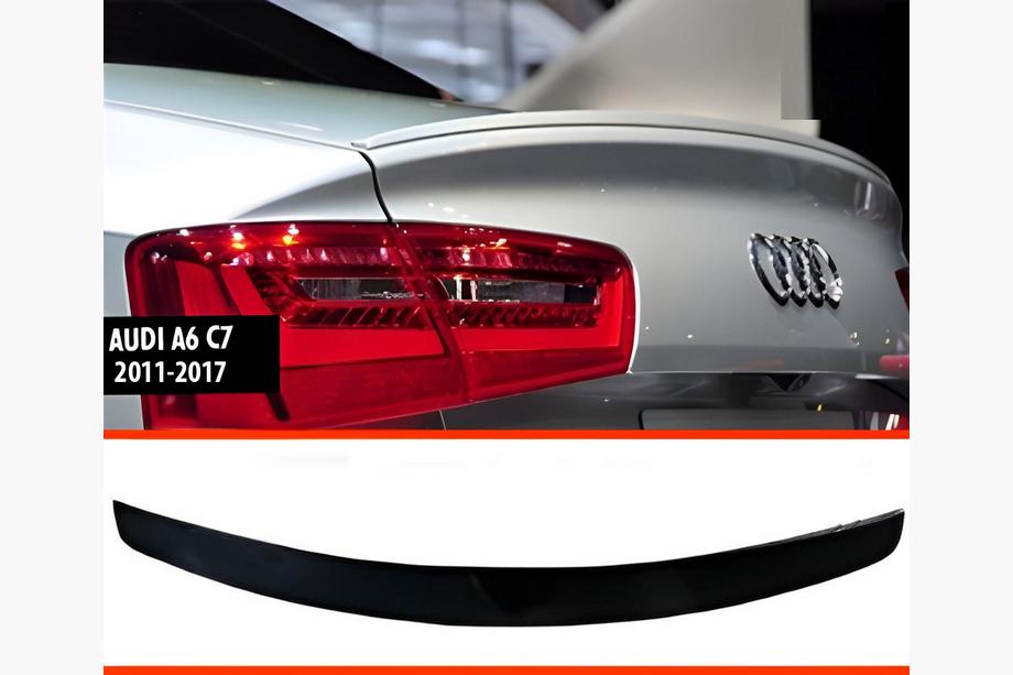 Audi A6 C7 2011–2017 DPT V1 spojler (Sedan, črna visok sijaj) Image