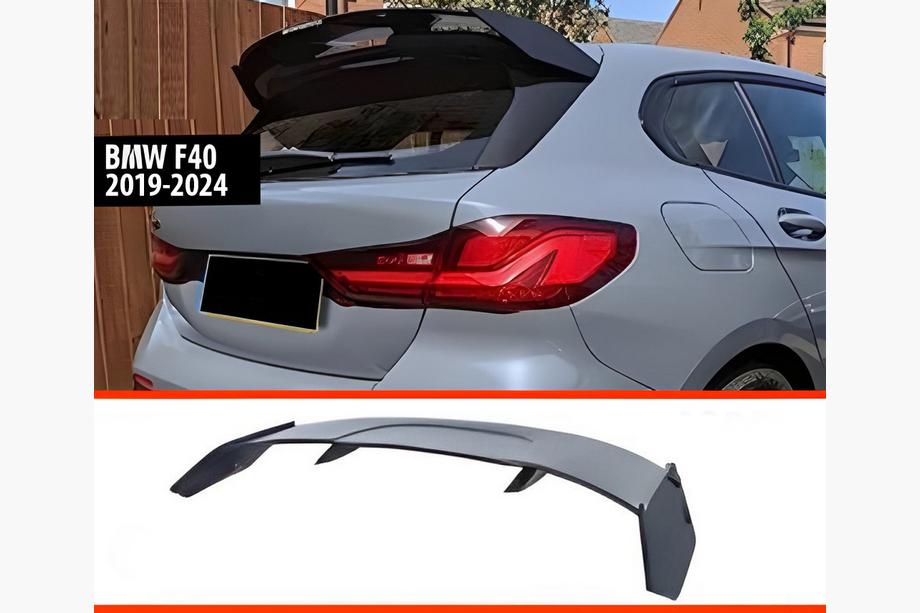BMW serija 1 F40 2019–2024 DPT spojler (črna visok sijaj) Fotografija 1