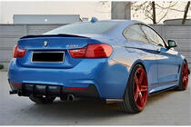 BMW serija 4 F32/F33/F36 2012–2020 Spojler M4-Style V2 (za F32, črna visok sijaj) fotografija 1