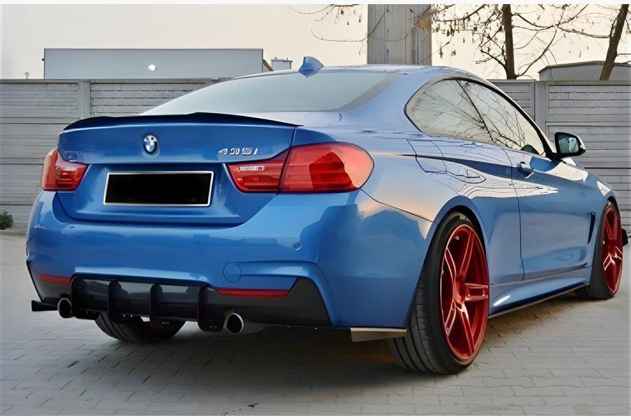 BMW serija 4 F32/F33/F36 2012–2020 Spojler M4-Style V2 (za F32, črna visok sijaj) Image