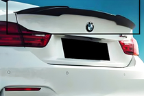 BMW serija 4 F32/F33/F36 2012–2020 M4-Style V1 spojler (za F32, črna visok sijaj) fotografija 1