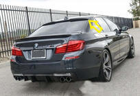 BMW serija 5 F10/F11 2010–2016 M4-Style V1 spojler lip (za F10, sijajno črna) fotografija 3