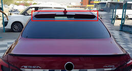 Fiat Tipo 2016– Spojler za zadnje steklo DPT (črna visok sijaj) fotografija 1