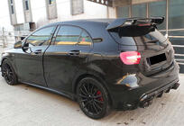 Mercedes A-class W176 2012–2018 Spojler DPT V-1 (črna visok sijaj) fotografija 4