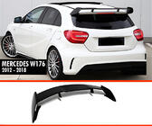 Mercedes A-class W176 2012–2018 Spojler DPT V-2 (črna visok sijaj) fotografija 1