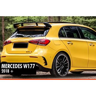 Spojler DPT V-1 (črna visok sijaj) Mercedes A-class W177 2018–
