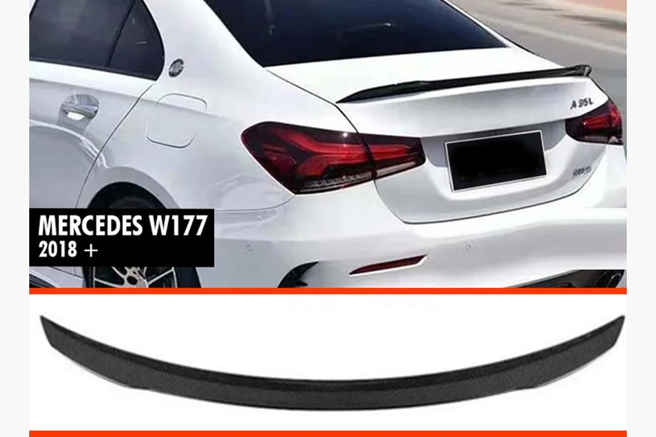 Mercedes A-class W177 2018– Spojler DPT V-2 (SD, črna visok sijaj) Image