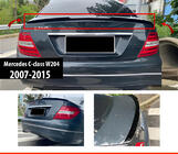 Mercedes razred C W204 2007–2015 Spojler DPT V-1 (črna visok sijaj) fotografija 1