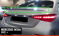 Mercedes razred C W206 2022– DPT spojler (črna visok sijaj) fotografija 1