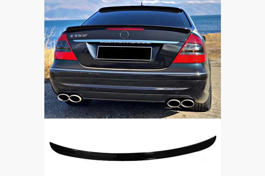 Mercedes E-class W211 2002–2009 DPT spojler (črna visok sijaj) Image