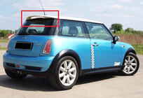Mini Cooper R50/52/53 2000–2006 DPT spojler (črna visok sijaj) fotografija 1