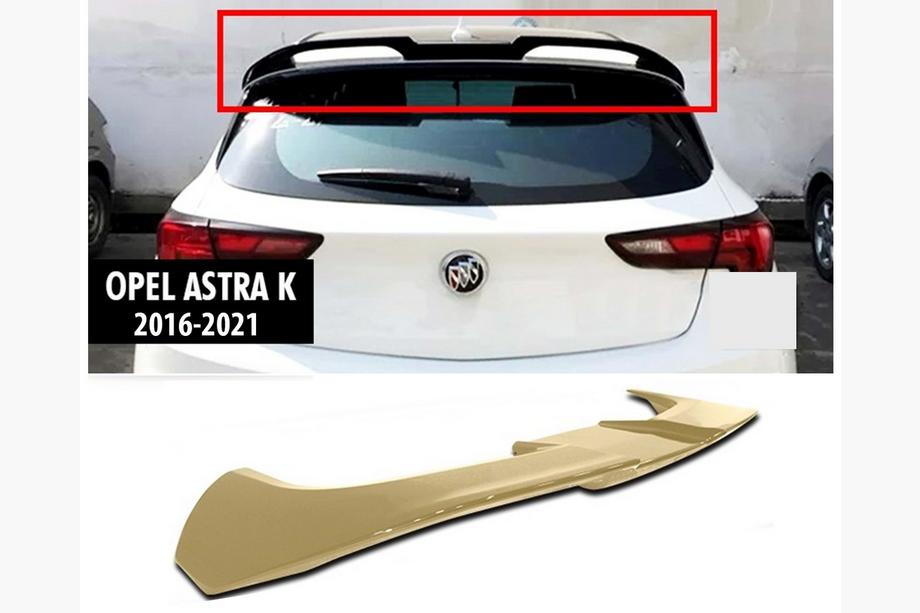 Opel Astra K 2016–2021 Spojler DPT V-1 (črna visok sijaj) Image