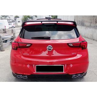 Spojler DPT V-2 (črna visok sijaj) Opel Astra K 2016–2021 fotografija 4