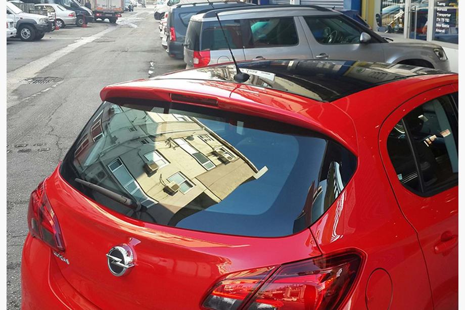 Opel Corsa E 2015–2019 Spojler DPT V-2 (črna visok sijaj) Image