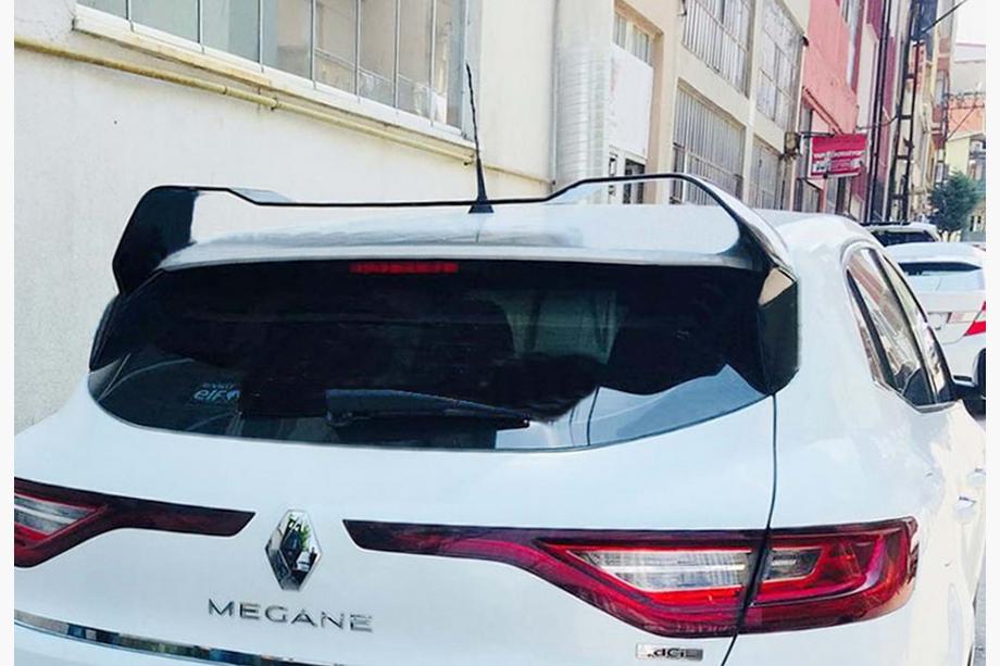 Renault Megane IV 2016–2025 Spojler DPT (HB, črna visok sijaj) Image