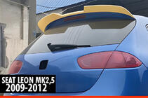 Seat Leon 2005–2012 Zadnji spojler DPT V-3 (2009-2012, sijaj črna) fotografija 1
