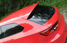 Seat Leon 2013–2020 Spojler DPT V-1 (2-vratni, črna visok sijaj) fotografija 1