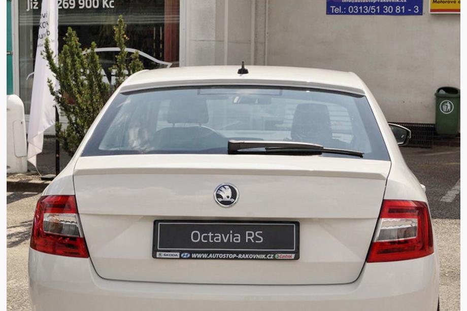 Skoda Octavia III A7 2013–2019 Spojler DPT V-1 (Sijajno črna) Fotografija 3